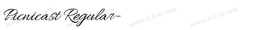 Picnicast Regular字体转换 Picnicast Regular字体转换